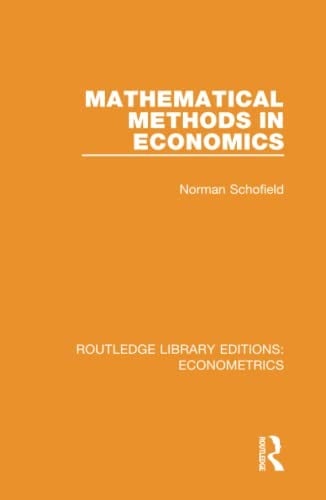 Mathematical methods in economics