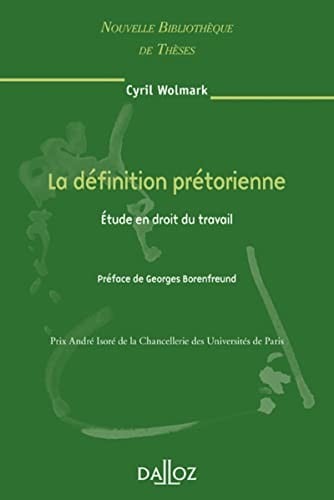 La définition prétorienne