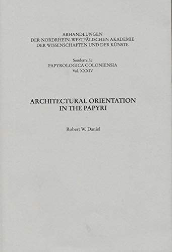 Architectural orientation in the papyri