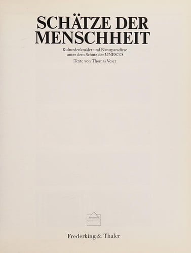 Schätze der Menschheit