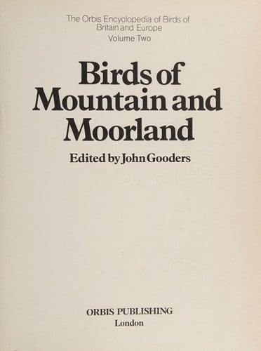 Birds of mountain and moorland