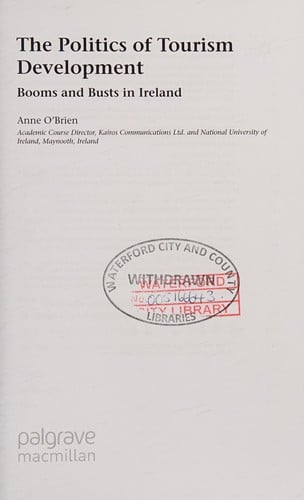 The politics of tourism development