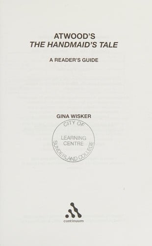 Atwood's The handmaid's tale