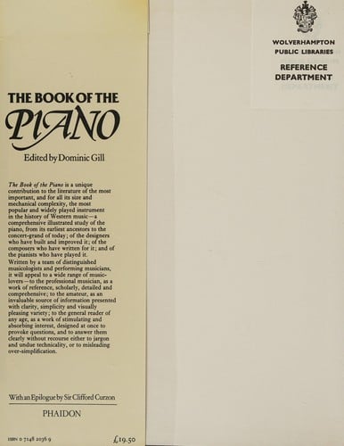 The Book of the piano