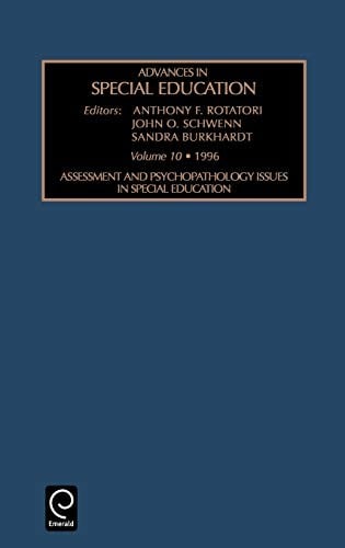 Assessment and psychopathology issues in special education