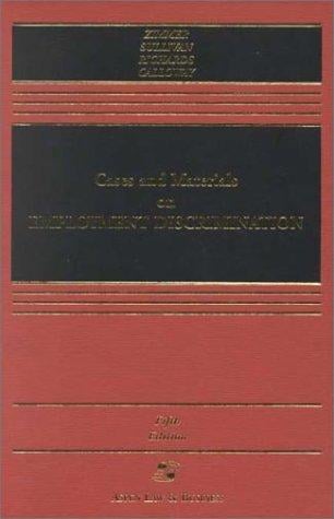 Cases and materials on employment discrimination