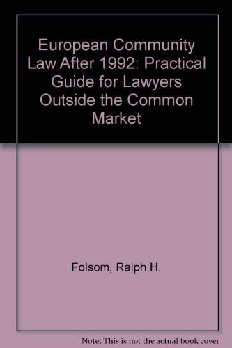 European Community Law After 1992