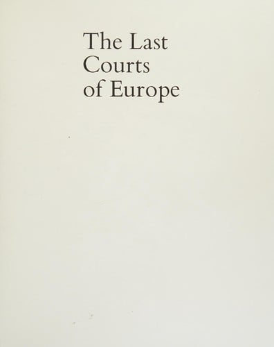 Last courts of Europe