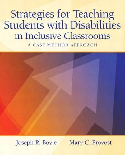 Strategies for teaching students with disabilities in inclusive classrooms