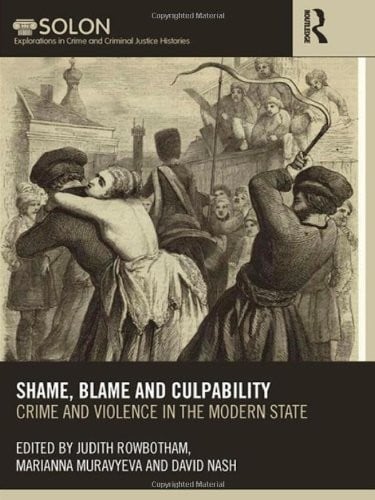 Shame, blame, and culpability
