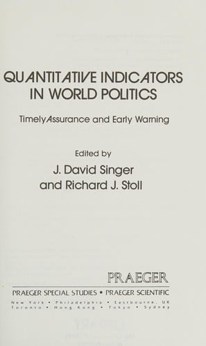 Quantitative indicators in world politics