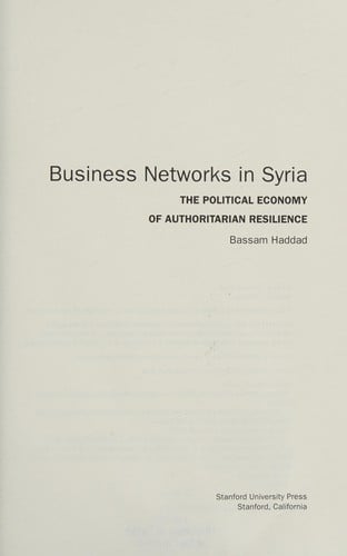 Business networks in Syria