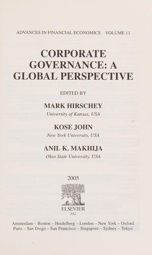 Corporate governance