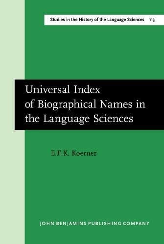 Universal index of biographical names in the language sciences
