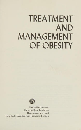 Treatment and management of obesity