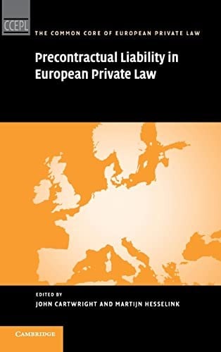 Precontractual liability in European private law