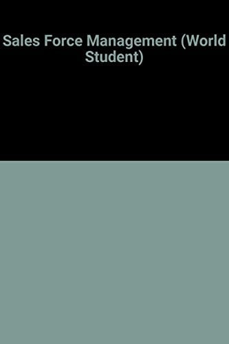 Sales Force Management (World Student)