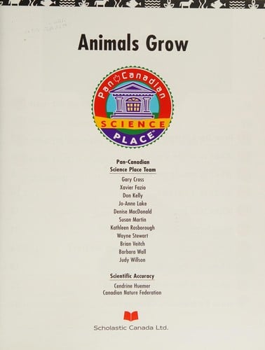 Animals grow