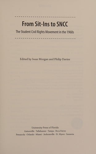 From sit-ins to SNCC