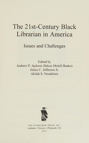 The 21st-century Black librarian in America