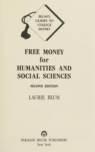 Free money for humanities and social sciences