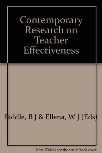 Contemporary research on teacher effectiveness