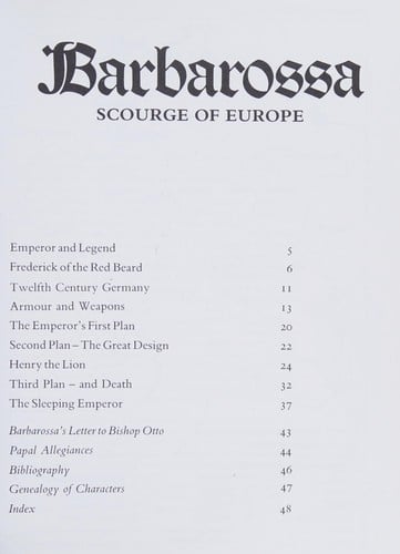 Barbarossa, scourge of Europe