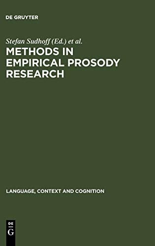 Methods in empirical prosody research