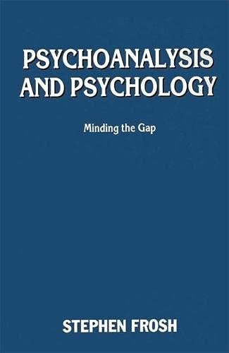 Psychoanalysis and psychology