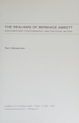 The realisms of Berenice Abbott