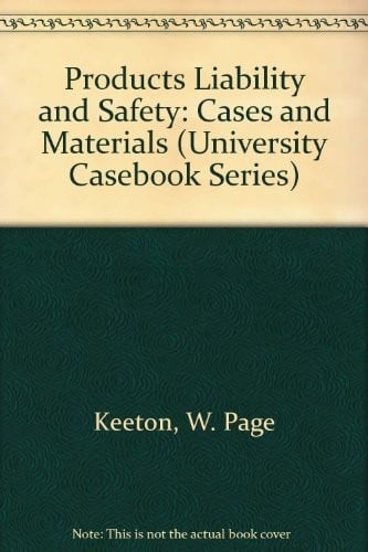 Products liability and safety