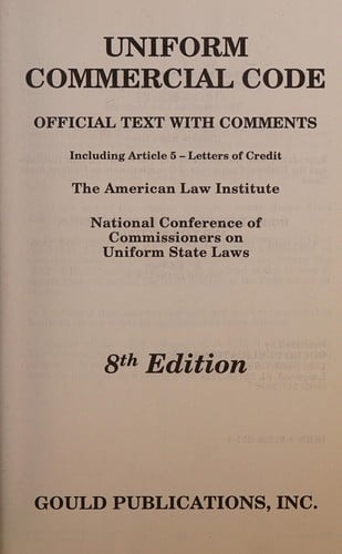 Uniform commercial code