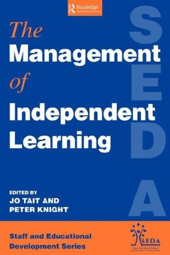 The management of independent learning
