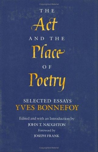 The act and the place of poetry