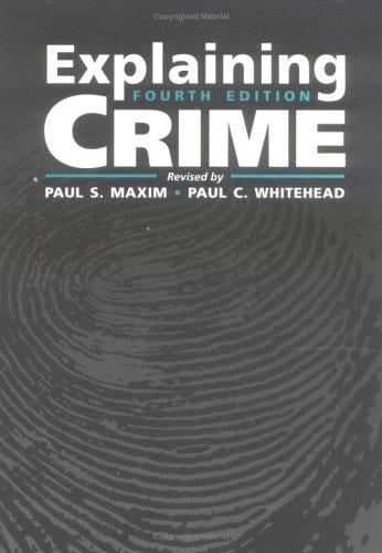 Explaining crime
