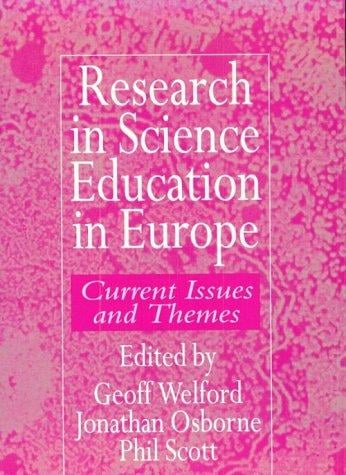 Research in science education in Europe