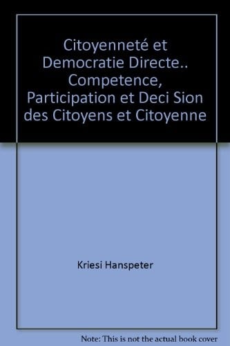 Citoyenneté et démocratie directe