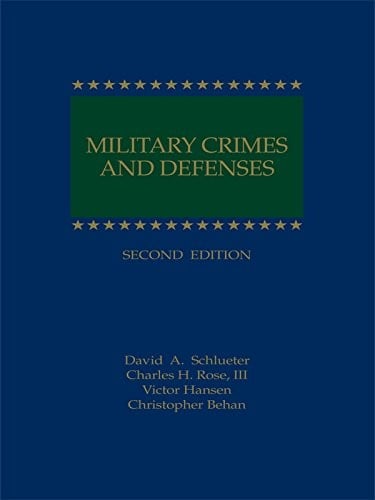 Military crimes and defenses
