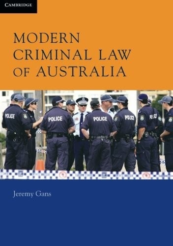 Modern criminal law of Australia