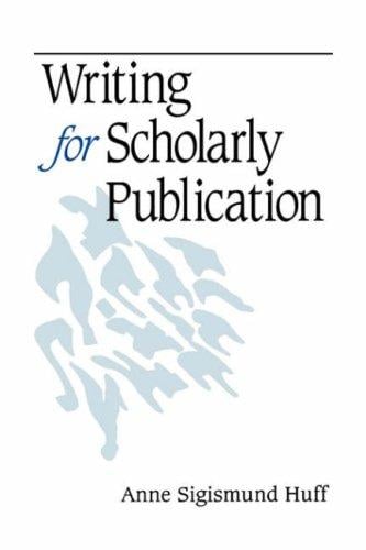 Writing for scholarly publication