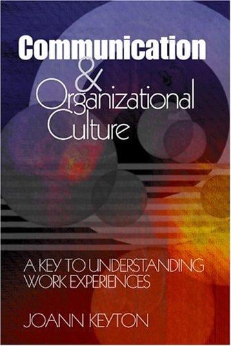 Communication and Organizational Culture