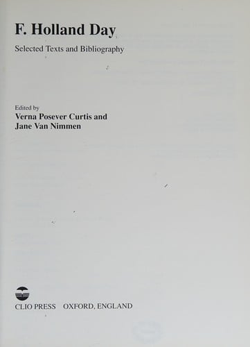F. Holland Day