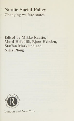 Nordic social policy