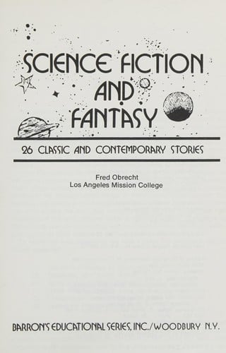 Science Fiction and Fantasy