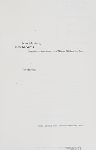 New masters, new servants