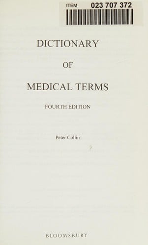 DICTIONARY OF MEDICAL TERMS
