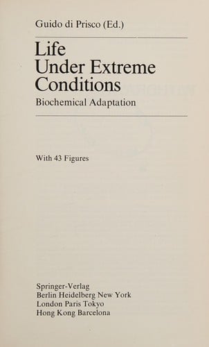 Life under extreme conditions