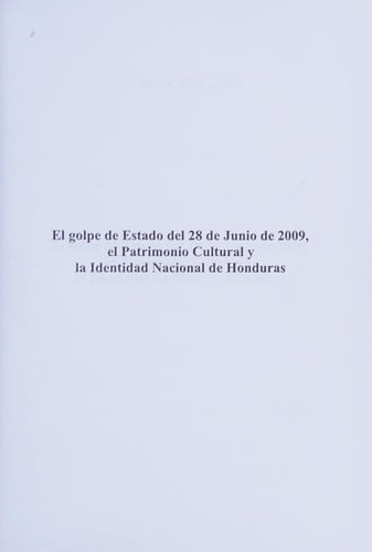 El golpe de Estado del 28 de Junio de 2009