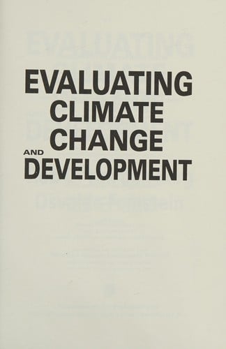 Evaluating climate change and development