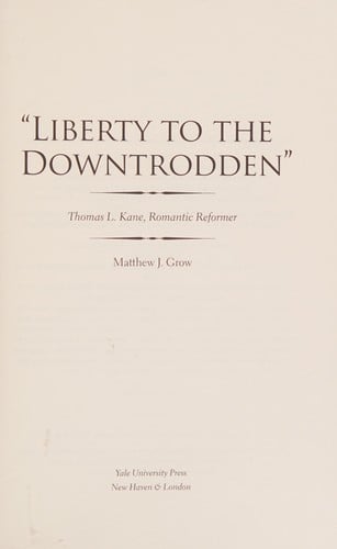 Liberty to the downtrodden